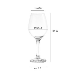 Calice vetro amber cl 36,5 Pasabahce  in Bicchieri