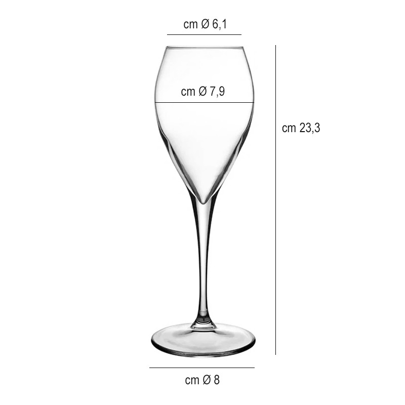 Calice vetro montecarlo cl 32,5 Pasabahce  in Bicchieri