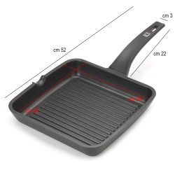Bistecchiera antiaderente per induzione Efficient Pintinox  in Bistecchiere
