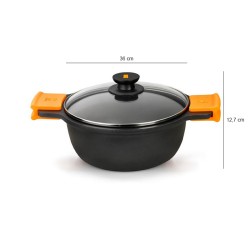 Casseruola antiaderente alta con coperchio cm. 36 Efficient Pintinox  in Casseruole