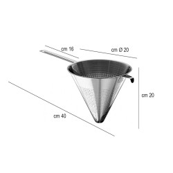 Colino cinese chinois cm 20 Pintinox  in Accessori per cucina