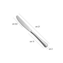 Coltello frutta acciaio inox linea inglese   in Coltello frutta