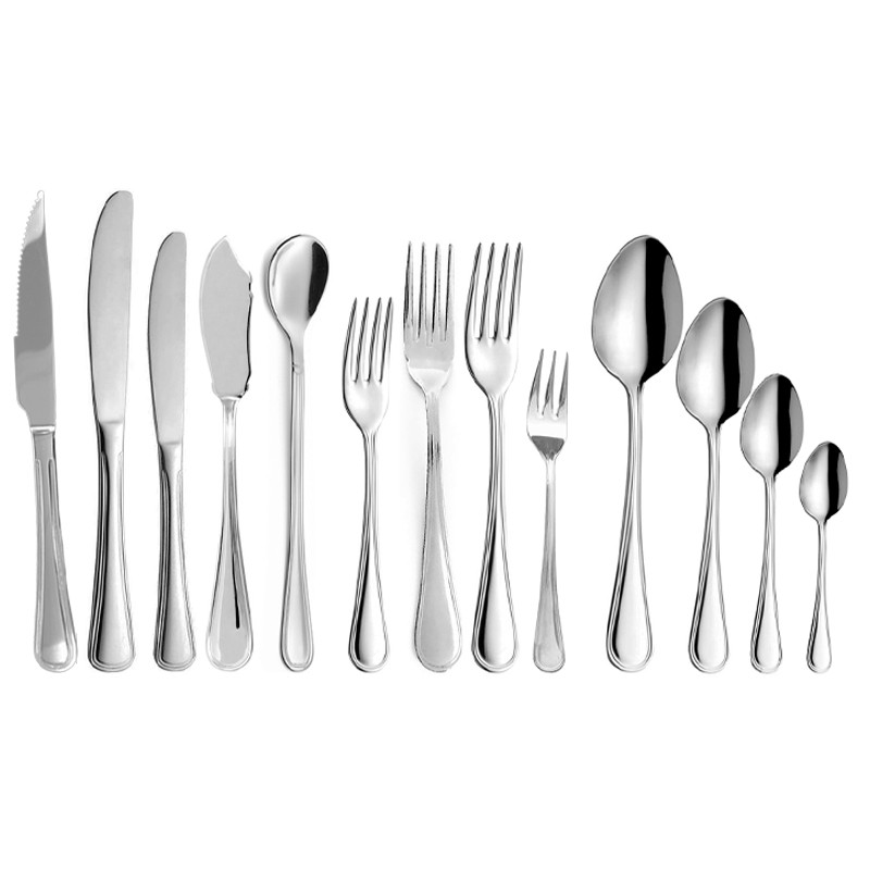 Cucchiaio tavola acciaio inox linea inglese Rausa srl  in Linee