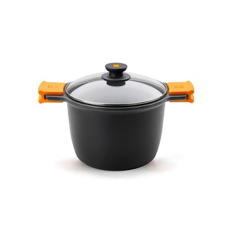 Pentola antiaderente con coperchio Efficient 24 cm | Pinti Inox