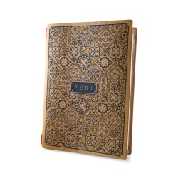 Porta menu in fibra di cellulosa maiolica A4 | Menù | Rausa srl
