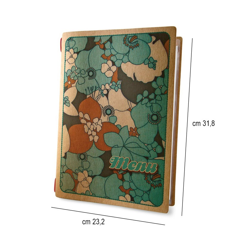 Porta menu in fibra di cellulosa tropical a4 Dag Style  in Tavola