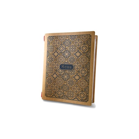 Porta menu in fibra di cellulosa maiolica golfo | Menù | Rausa srl
