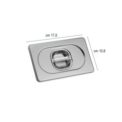 Coperchio per contenitori gastronorm acciaio Piazza Effepi  in Contenitori per alimenti