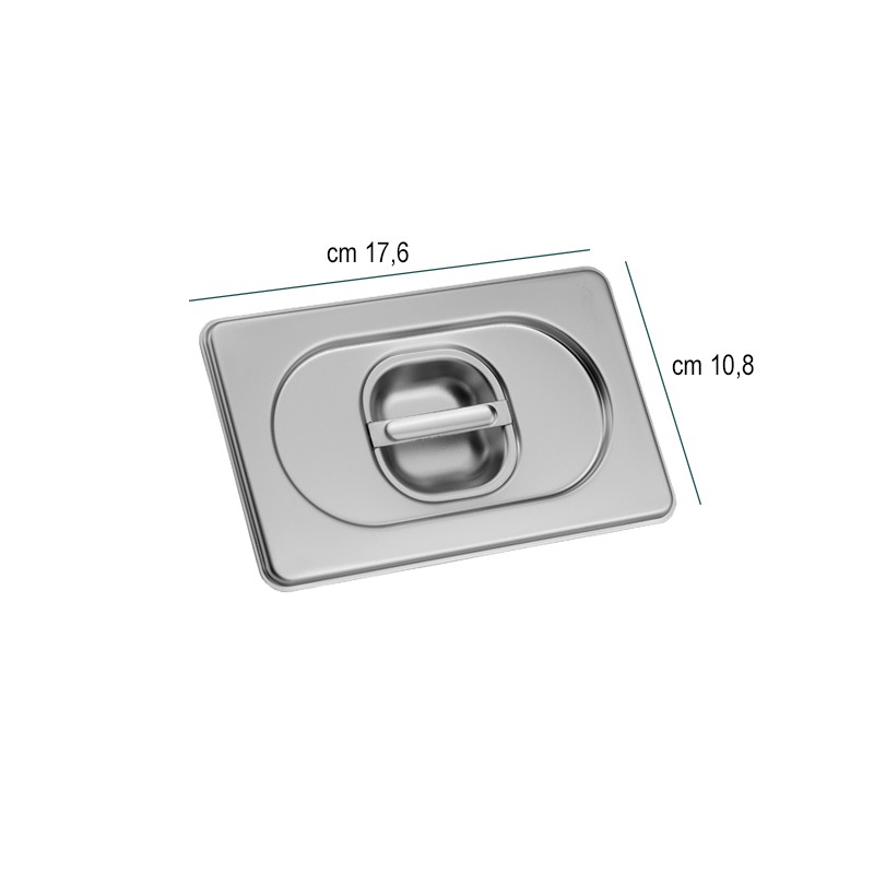 Coperchio per contenitori gastronorm acciaio Piazza Effepi  in Contenitori per alimenti