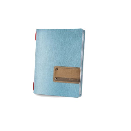 Porta menu juta celeste golfo | Menù e lavagne | Rausa srl
