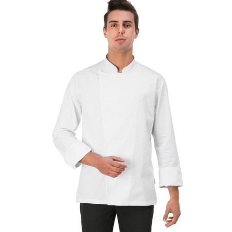 Giacca cuoco bianca | Bottoni a scomparsa | Rausa Srl
