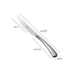 Coltello tavola acciaio inox forever salvinelli Salvinelli posate  in Linee