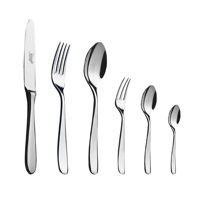 Forchettina dolce acciaio inox grand hotel salvinelli Salvinelli posate  in Linee