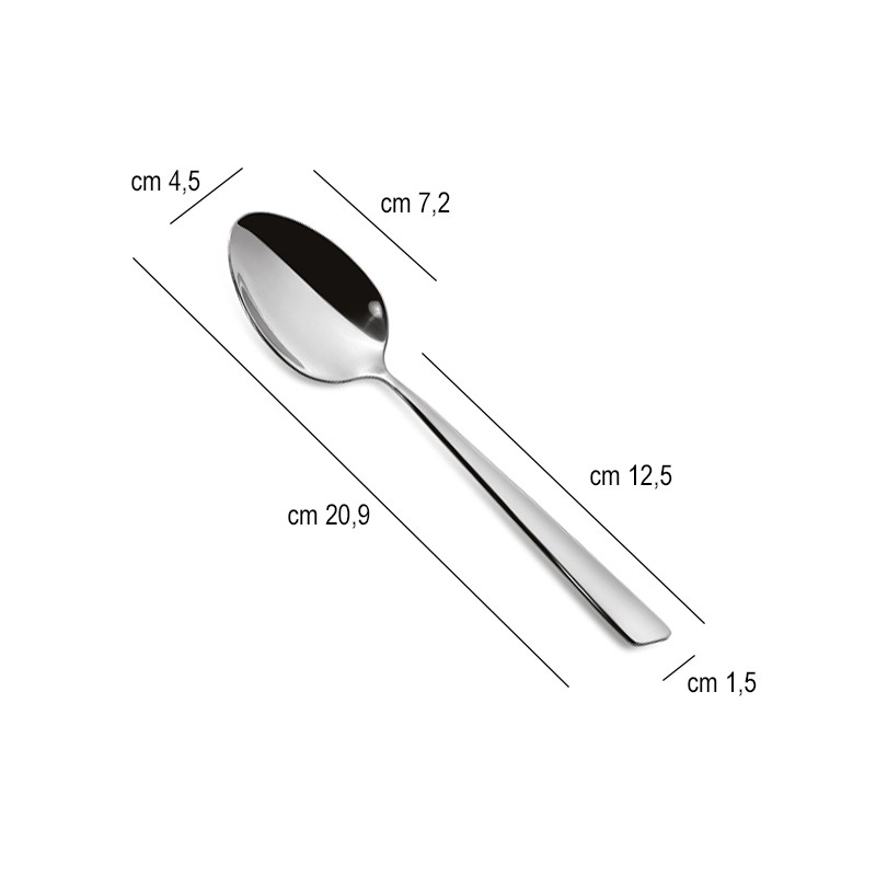 Cucchiaio tavola acciaio nice comas Comas  in Linee