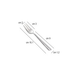 Forchettina dolce acciaio nice comas Comas  in Linee