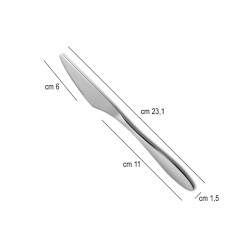 Coltello tavola acciaio mia comas Comas  in Coltello tavola