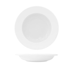 Piatto fondo bianco oxford in porcellana cm 23 | Piatti da ristorante