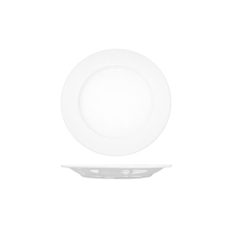 Piatto pane bianco oxford in porcellana cm 18 | piatti da ristorante