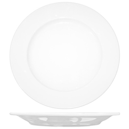 Piatto piano bianco oxford in porcellana cm 32 | Piatti da ristorante