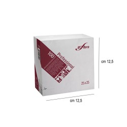 Tovaglioli di carta 25x25 bianco   in Tovaglioli monouso