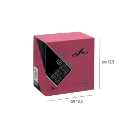 Tovaglioli di carta 25x25 bordeaux   in Tovaglioli monouso