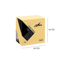Tovaglioli di carta 25x25 crema   in Tovaglioli monouso
