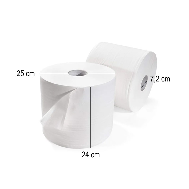 Rotolo carta bobina 800 strappi dart wipe   in Igiene