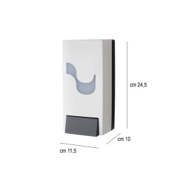 Dispenser dosatore sapone liquido bianco   in Dispenser bagno