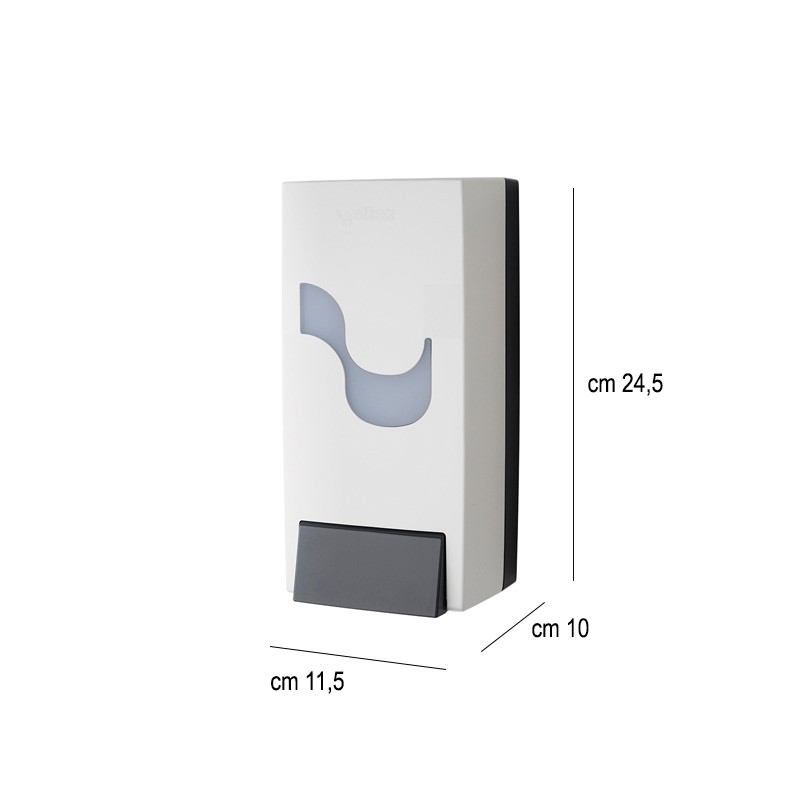 Dispenser dosatore sapone liquido bianco   in Dispenser bagno