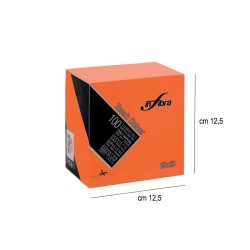 Tovaglioli di carta 25x25 arancio   in Tovaglioli monouso