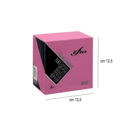 Tovaglioli di carta 25x25 fucsia   in Tovaglioli monouso