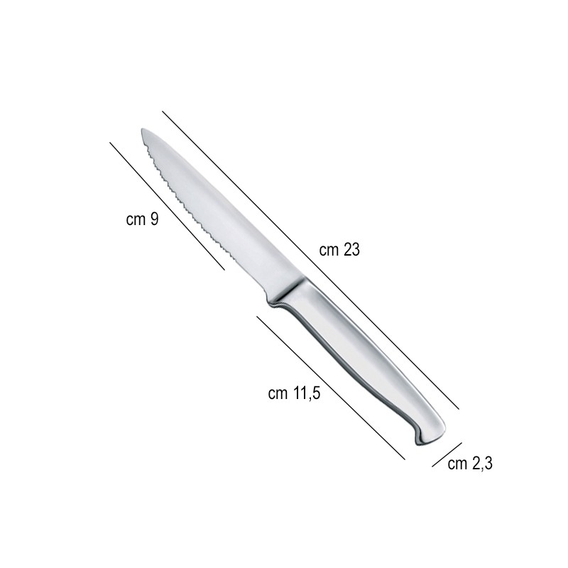 Coltello bistecca fiorentina acciaio inox Abert  in Coltello bistecca