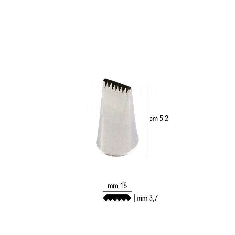 Bocchetta sac a poche delizia mm 18   in Sac a poche professionale