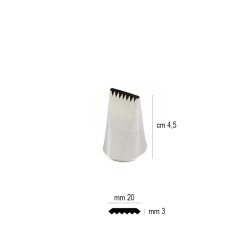 Bocchetta sac a poche delizia mm 20   in Sac a poche professionale