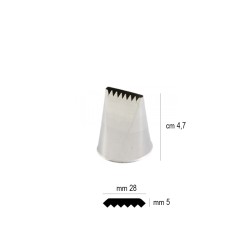 Bocchetta sac a poche delizia mm 28   in Sac a poche professionale