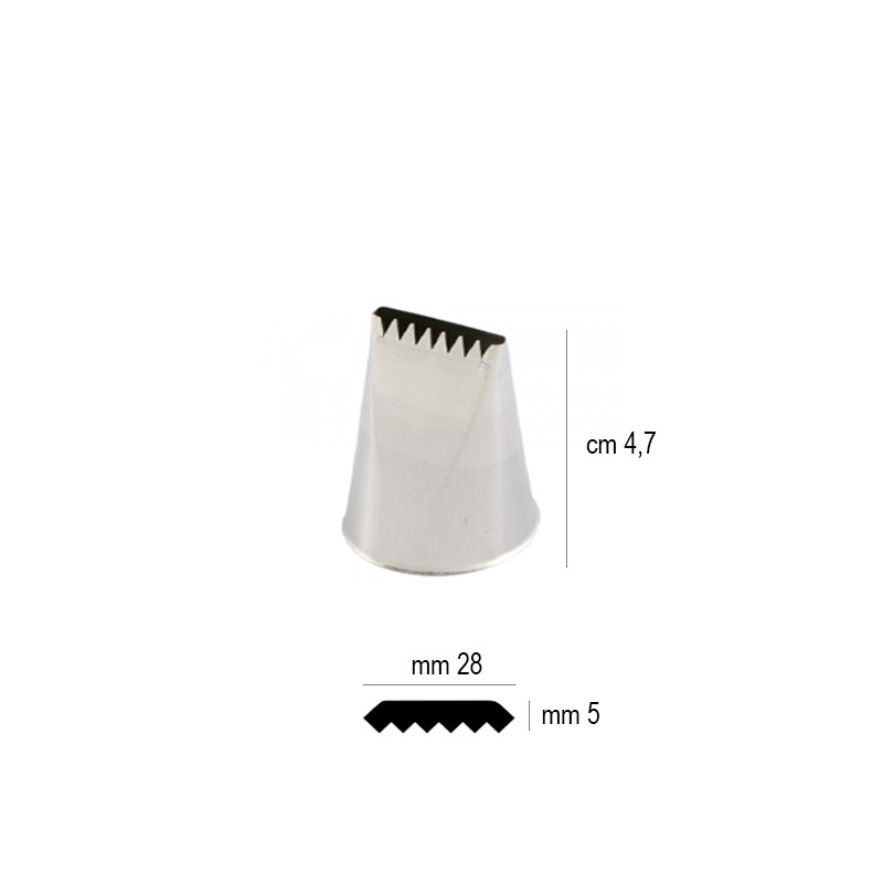 Bocchetta sac a poche delizia mm 28   in Sac a poche professionale