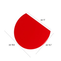 Spatola per alimenti mezzaluna Pavoni  in Spatole da cucina