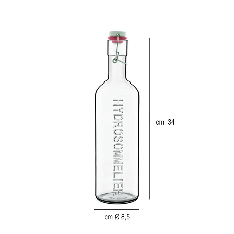 Bottiglia vetro hydrosommelier con tappo Bormioli Luigi  in Brocche e bottiglie