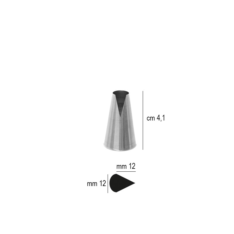 Bocchetta sac a poche saint honore mm 12   in Sac a poche professionale