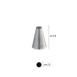 Bocchetta sac a poche stella francese mm 12   in Sac a poche professionale