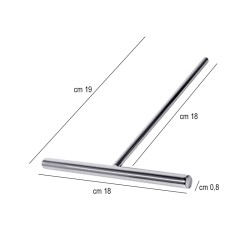 Spatola acciaio per pastella crepes   in Spatole da cucina