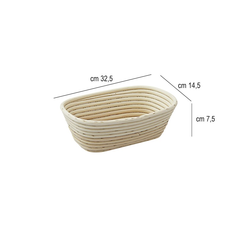 Cestino ovale per lievitazione pane   in Cucina