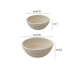 Cestino tondo per lievitazione pane   in Cucina