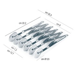 Taglia pasta acciaio regolabile   in Tagliapasta