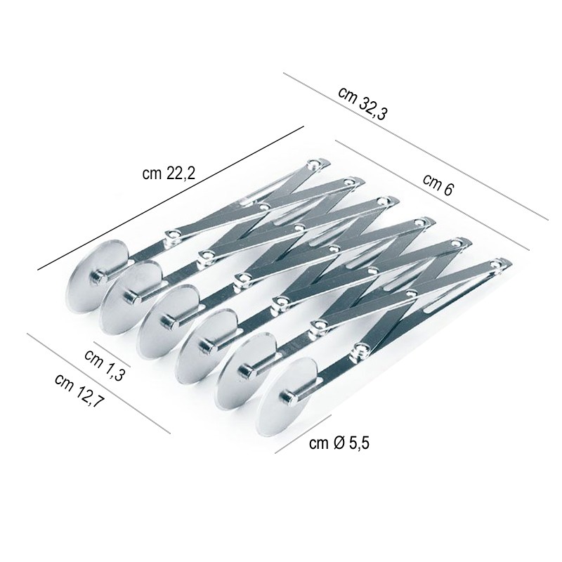 Taglia pasta acciaio regolabile   in Tagliapasta