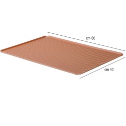 Teglia microforata antiaderente silicone cm 60x40 Rausa srl  in Teglie rettangolari