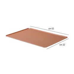 Teglia microforata antiaderente silicone cm 53x32 Rausa srl  in Teglie rettangolari