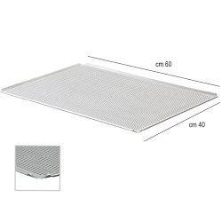 Teglia microforata alluminio cm 60x40 Rausa srl  in Teglie rettangolari