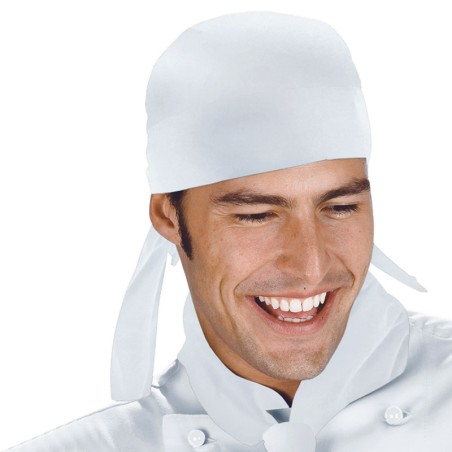Bandana da cuoco bianca | Abbigliamento accessori | Rausa srl