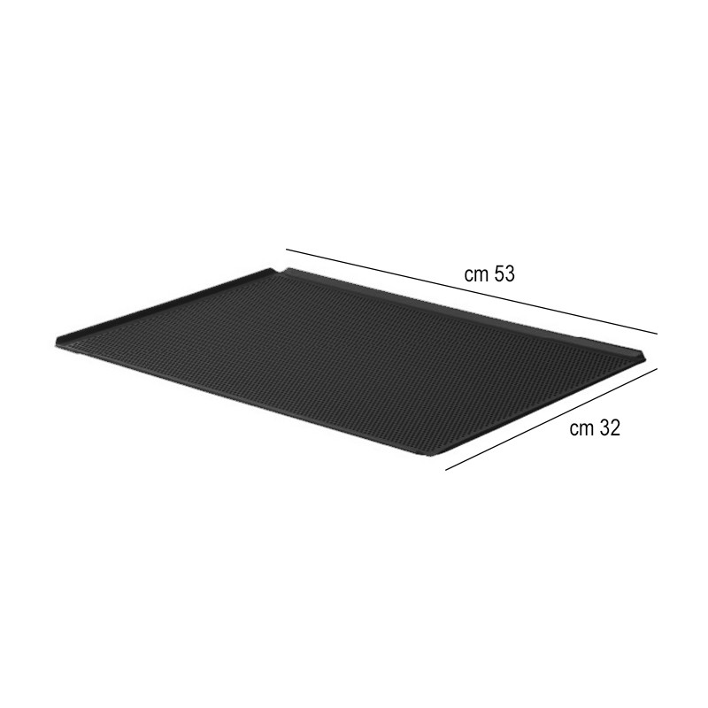 Teglia microforata antiaderente cm 53x32 Rausa srl  in Teglie rettangolari